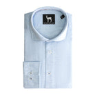 Blumfontain linnenprint uni lichtblauw ML7 - Gents