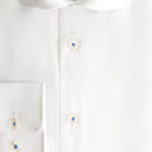 Blumfontain linnenprint uni wit ML7 - Gents