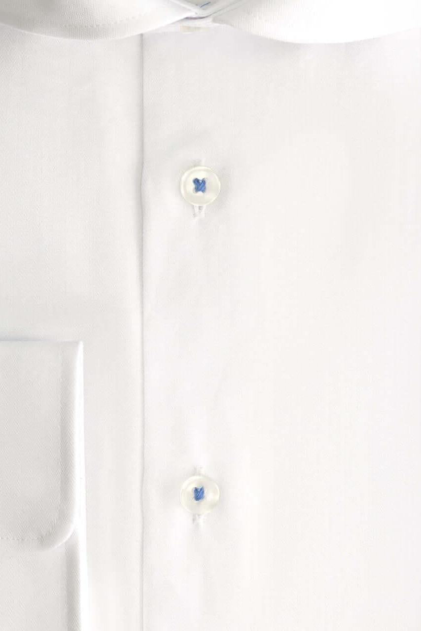 Blumfontain linnenprint uni wit ML7 - Gents