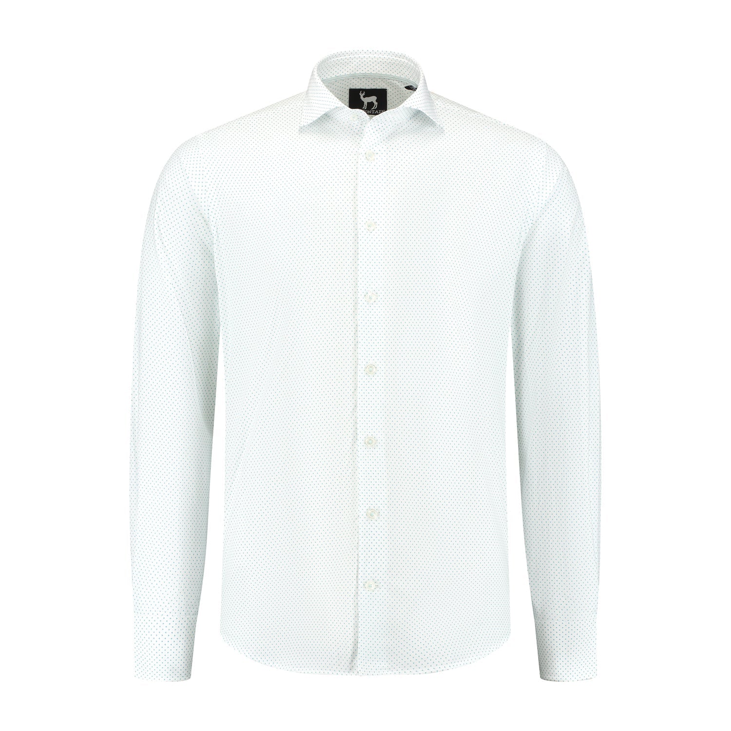 Blumfontain triangle print groen - blauw - Gents