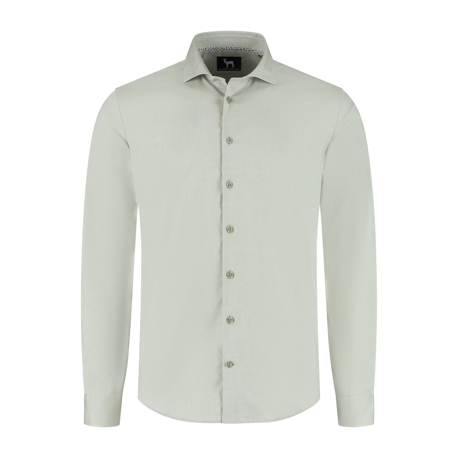 Blumfontain uni twill groen - Gents
