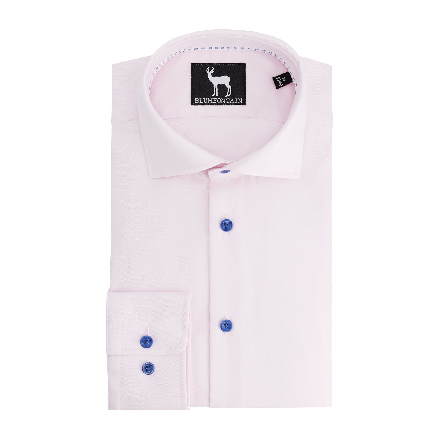 Blumfontain uni twill roze - Gents