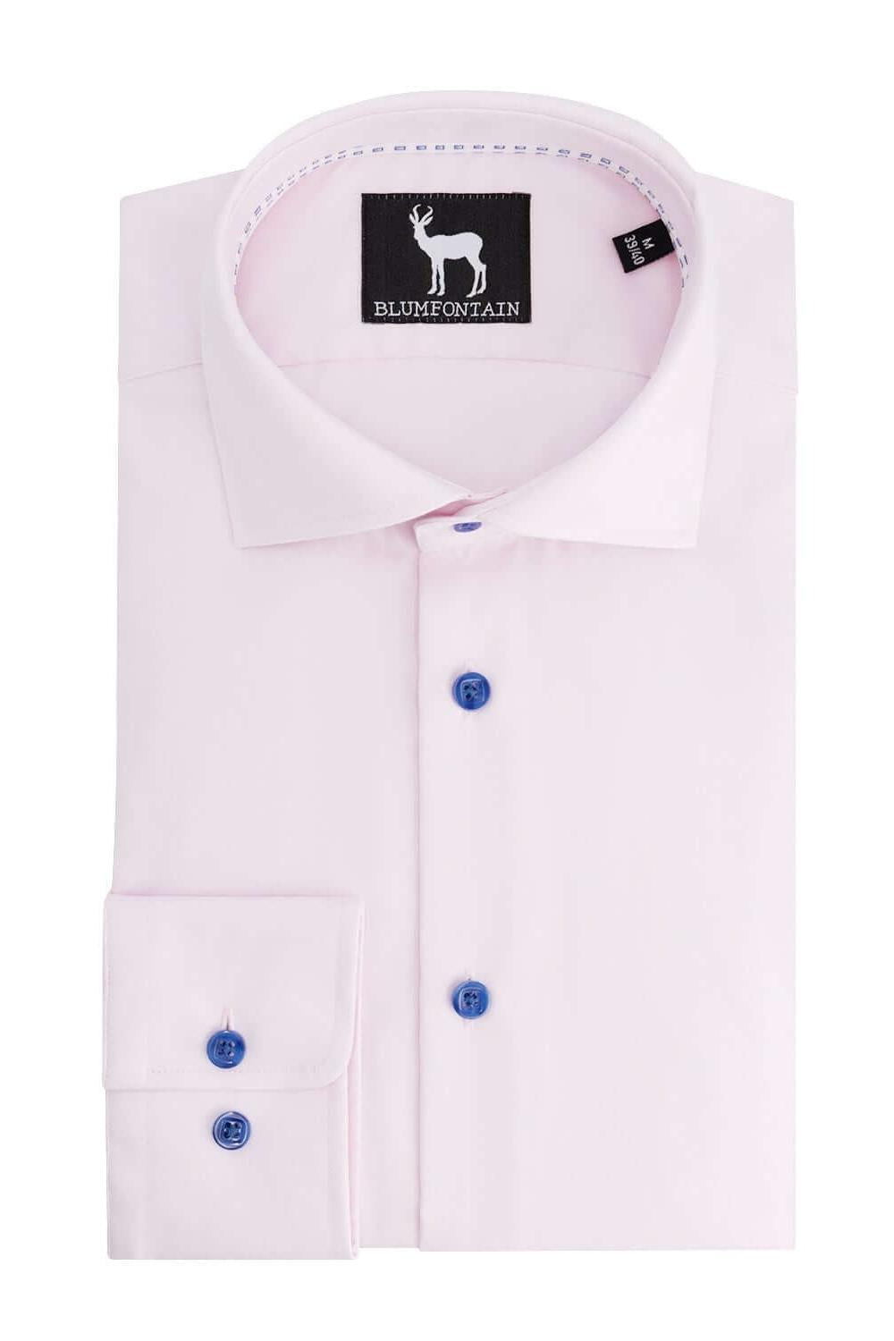 Blumfontain uni twill roze - Gents