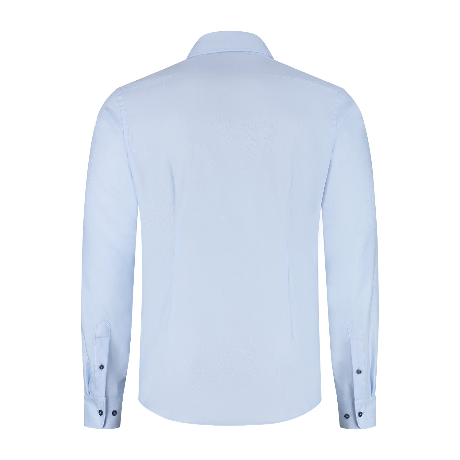 Blumfontain uni visgraat lichtblauw - Gents