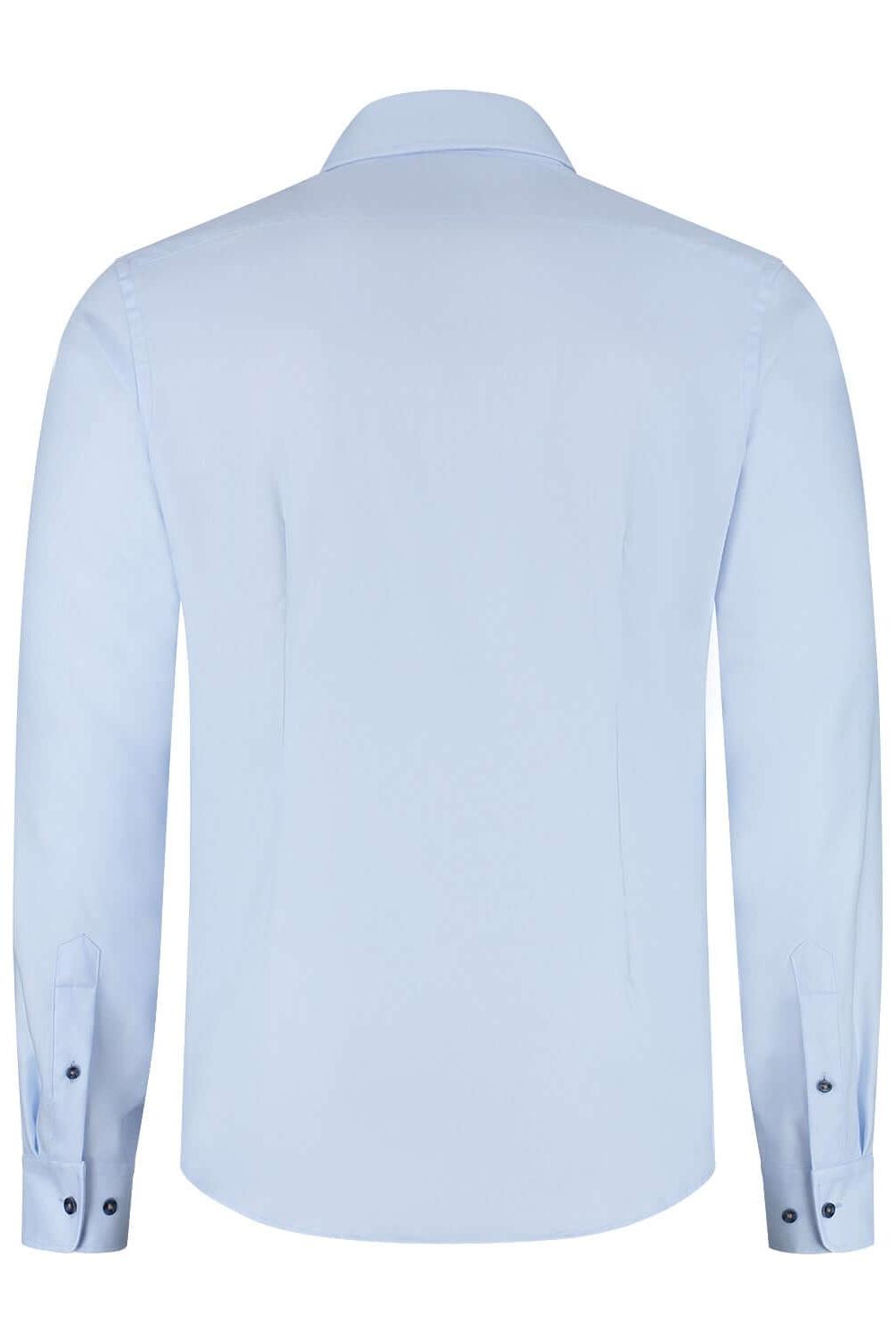 Blumfontain uni visgraat lichtblauw - Gents