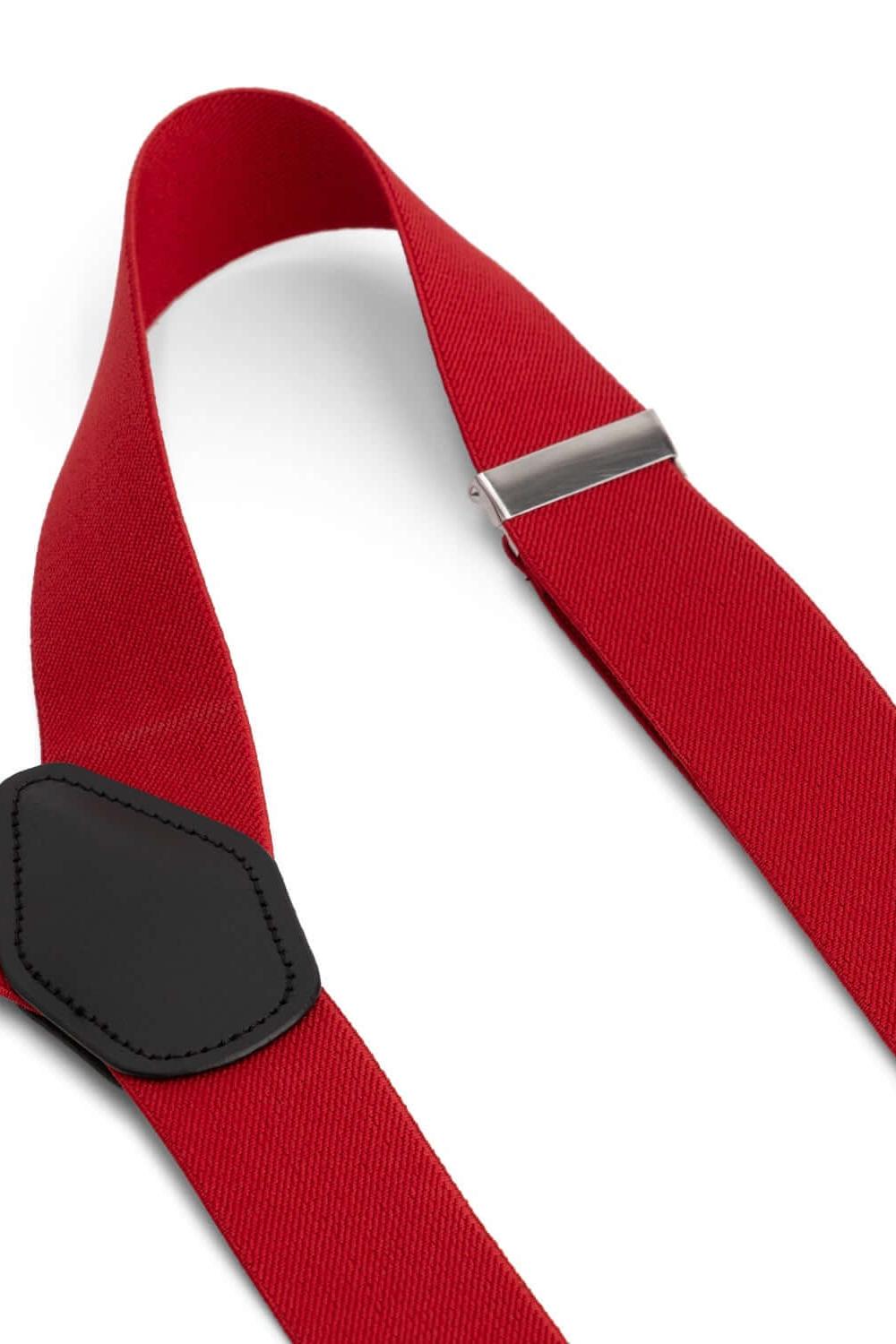 Bretels 35mm donkerrood - Gents