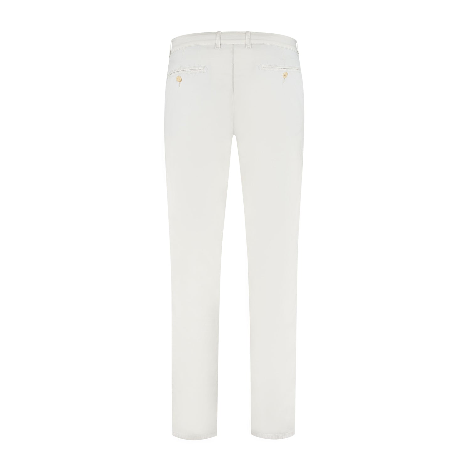 Chino linnenlook wit - Gents