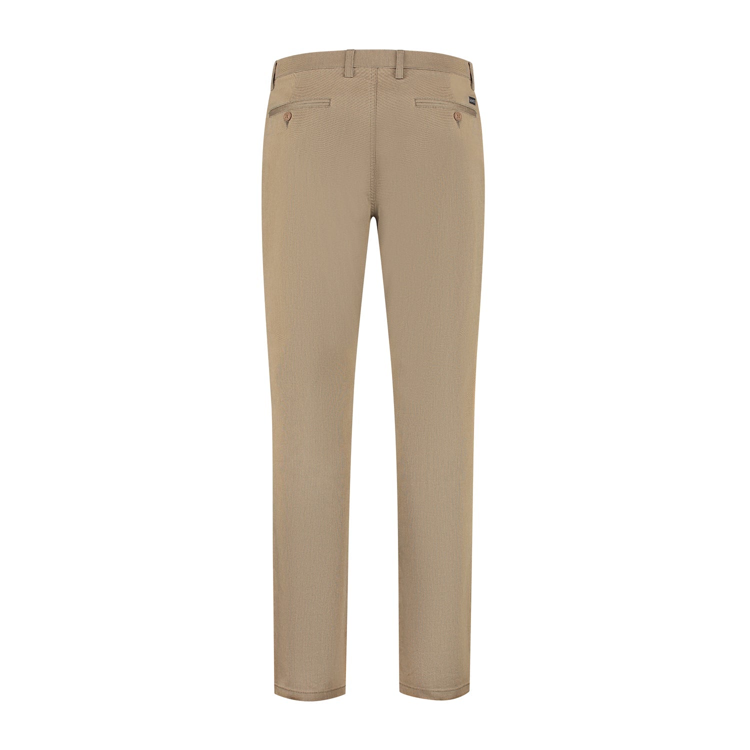 Chino stretch structuur camel - Gents