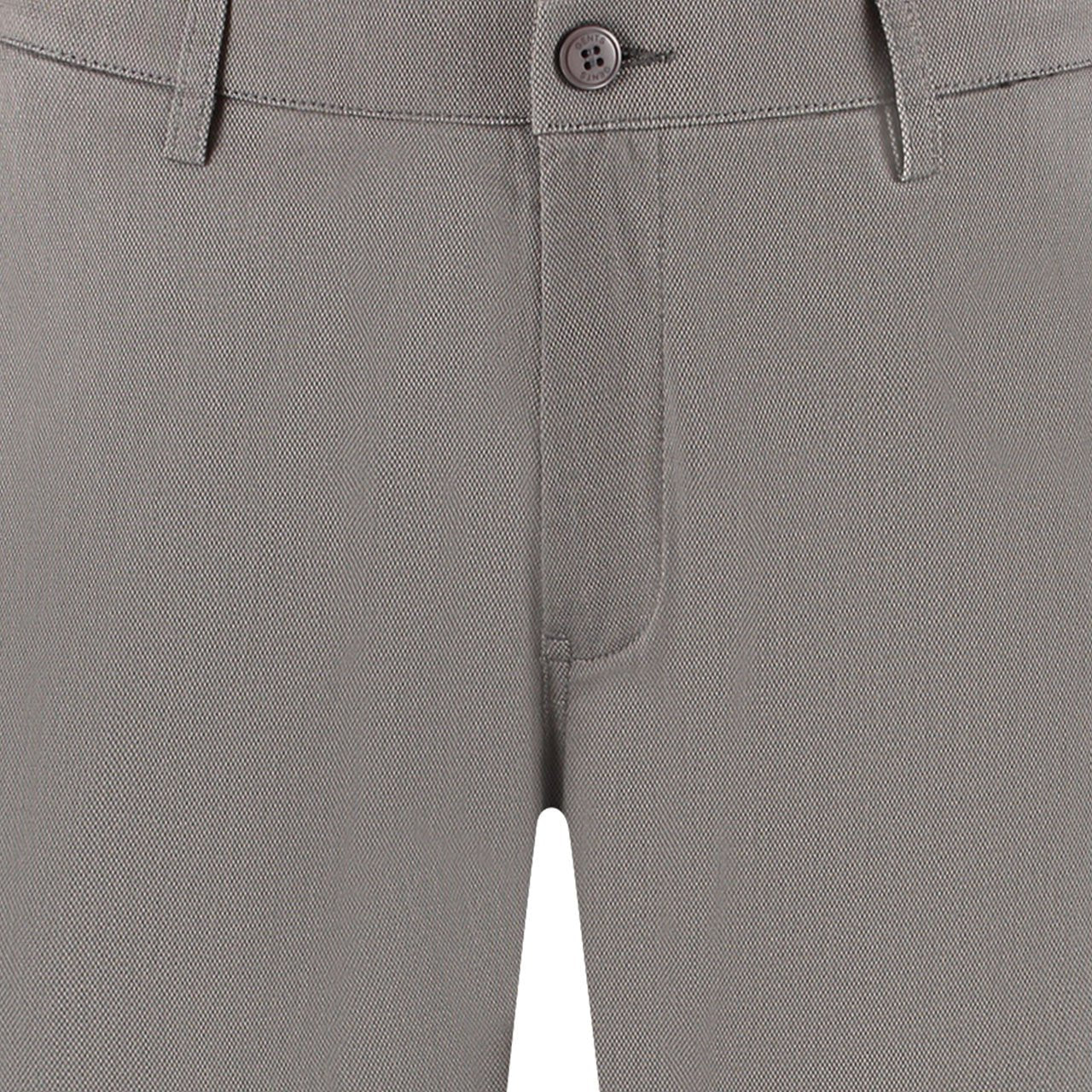 Chino stretch structuur grijs - Gents