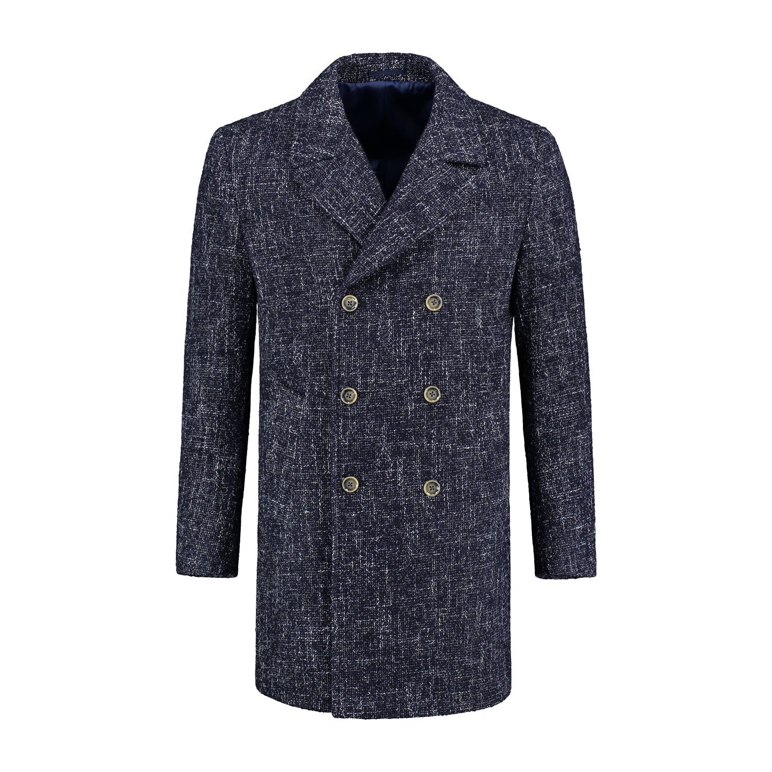 Coat blauw gemeleerd - Gents