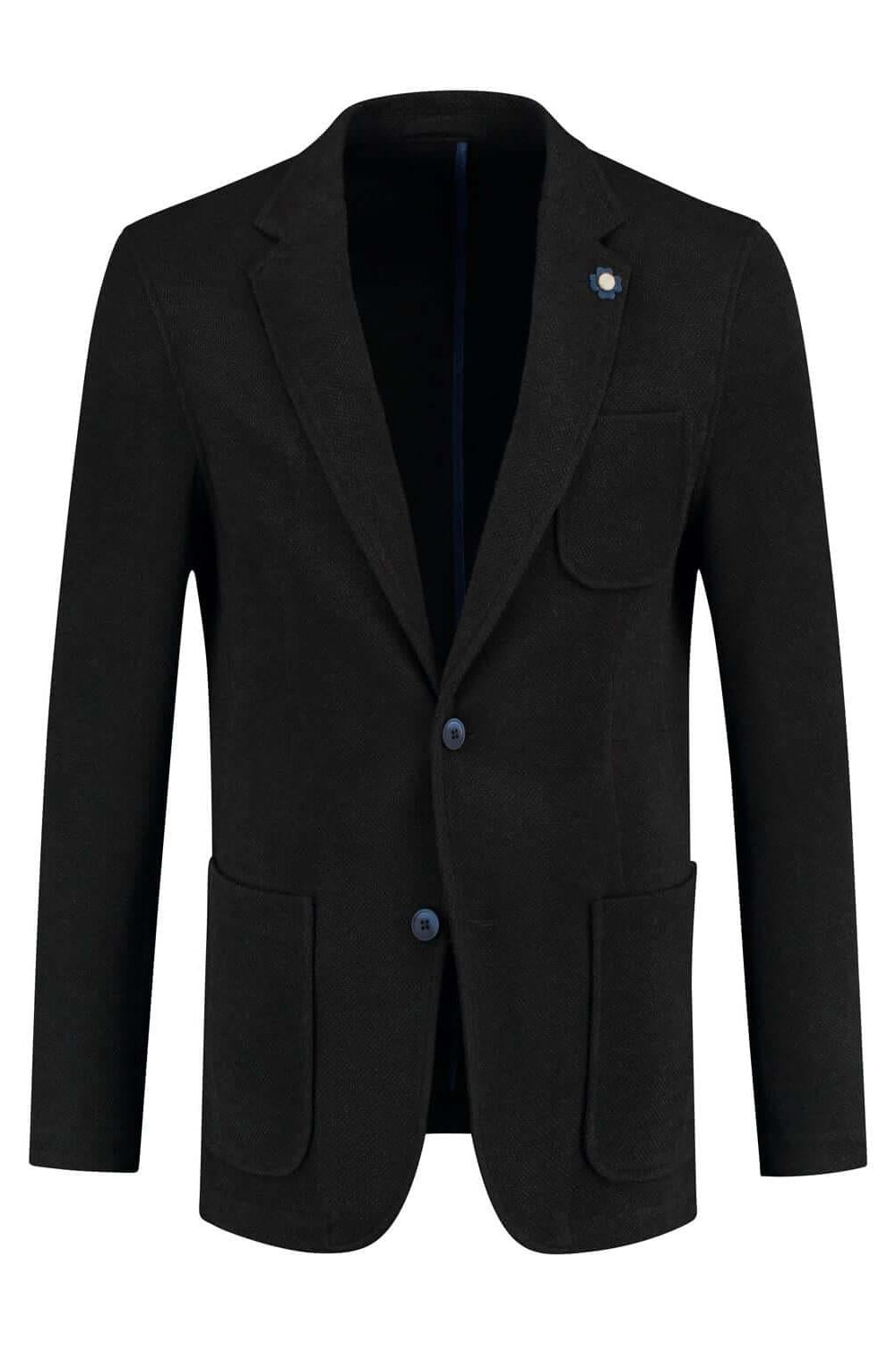 Colbert gebreid zwart - Gents