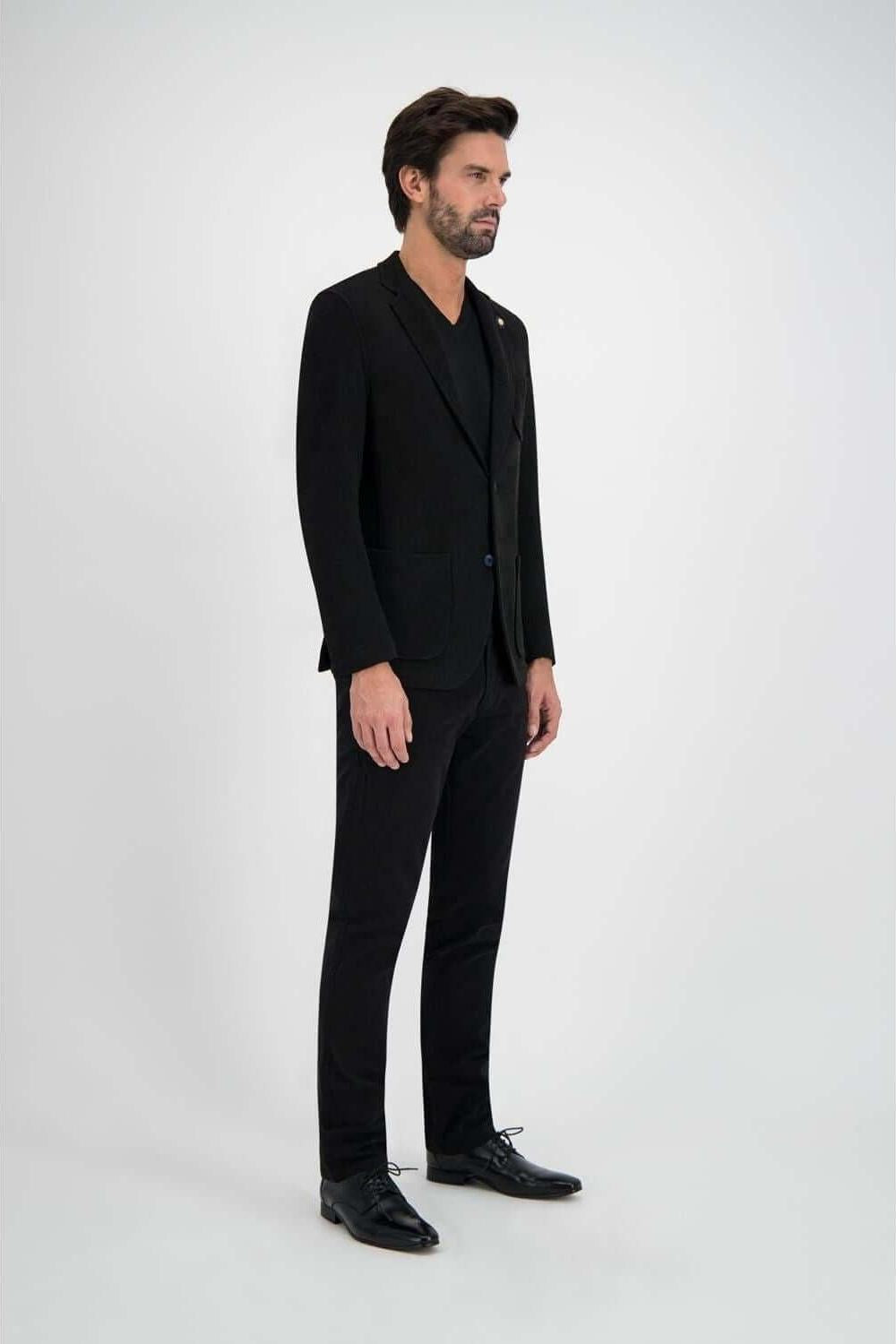 Colbert gebreid zwart - Gents