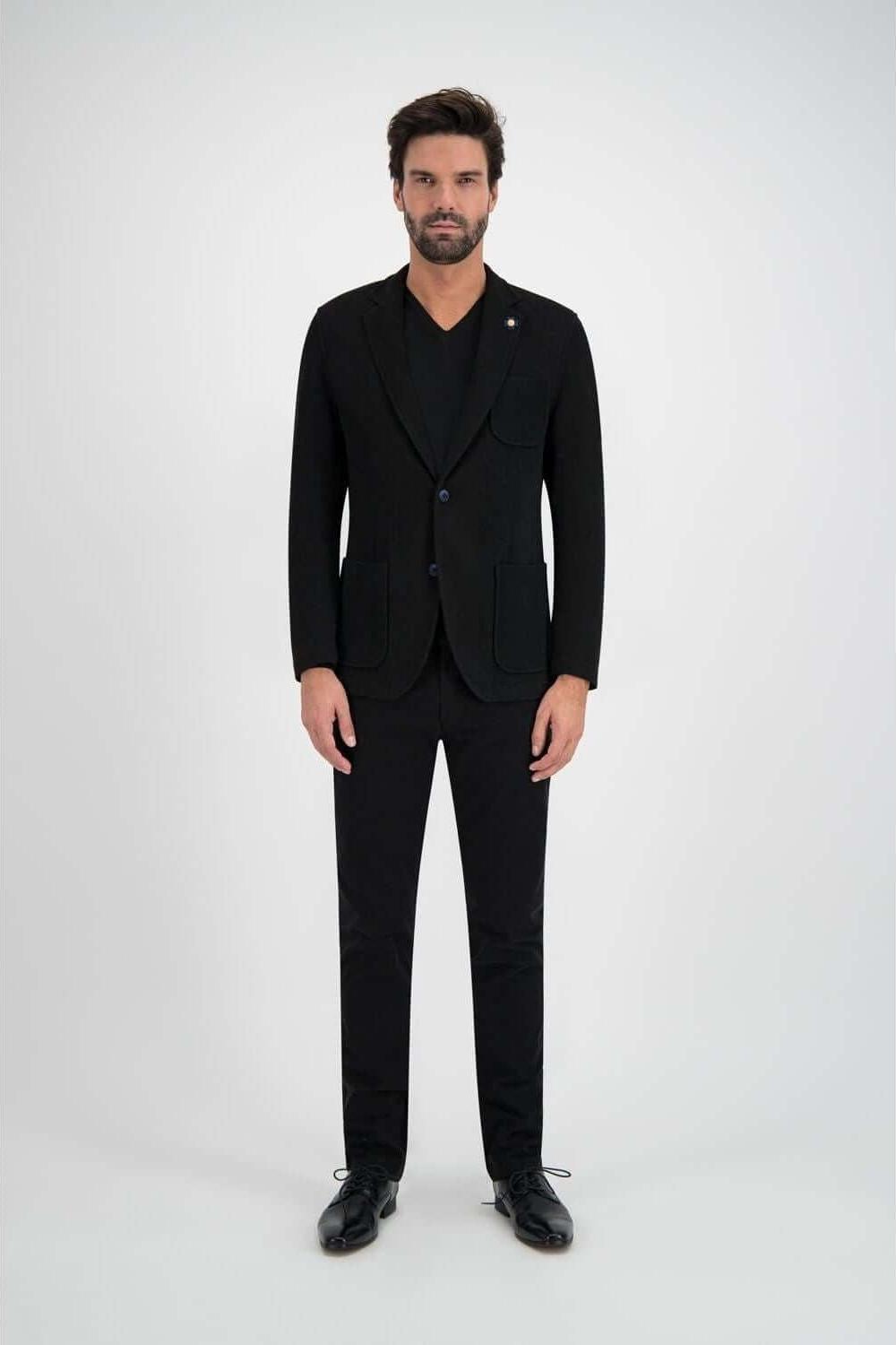 Colbert gebreid zwart - Gents