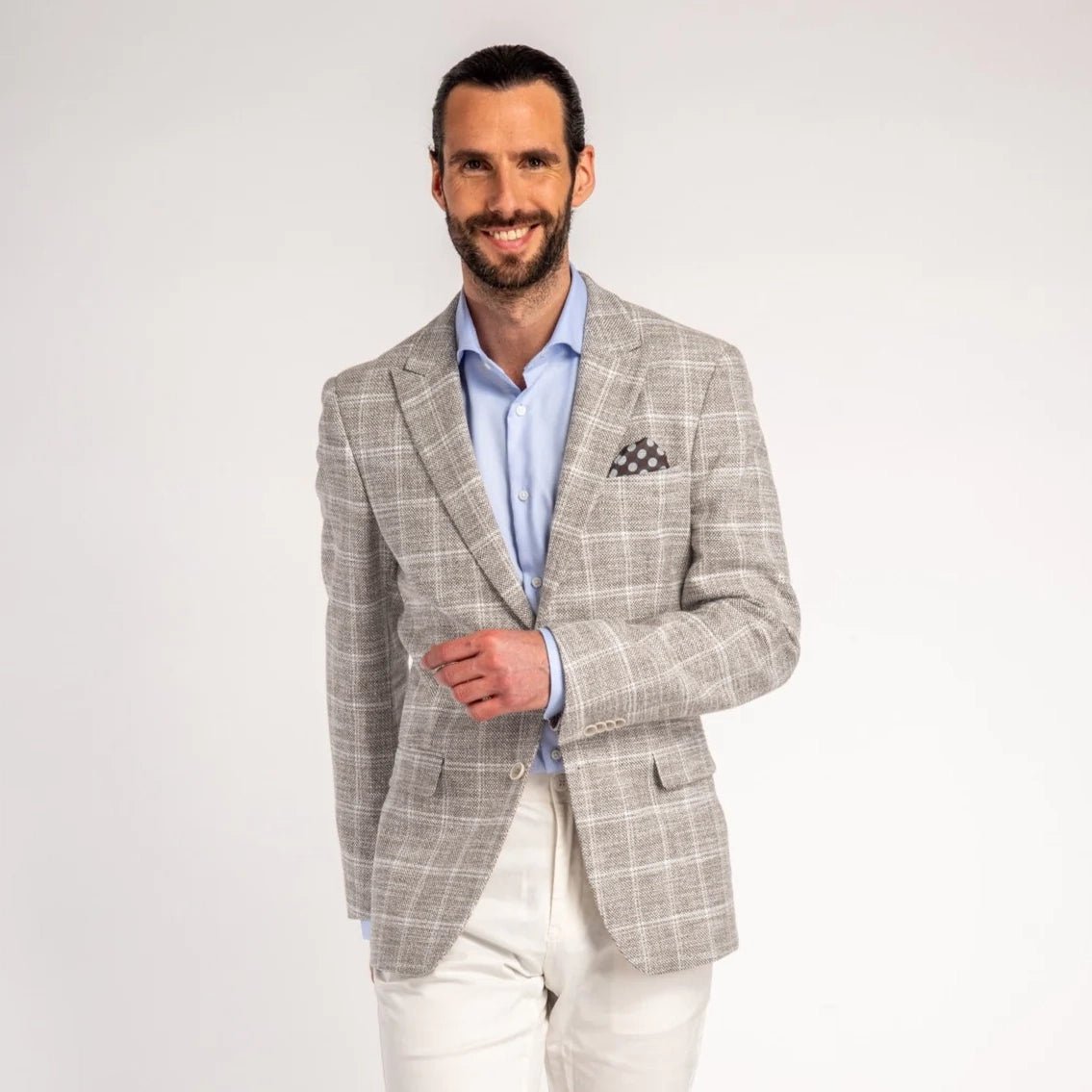 Colbert linnenkatoen ruit - Gents