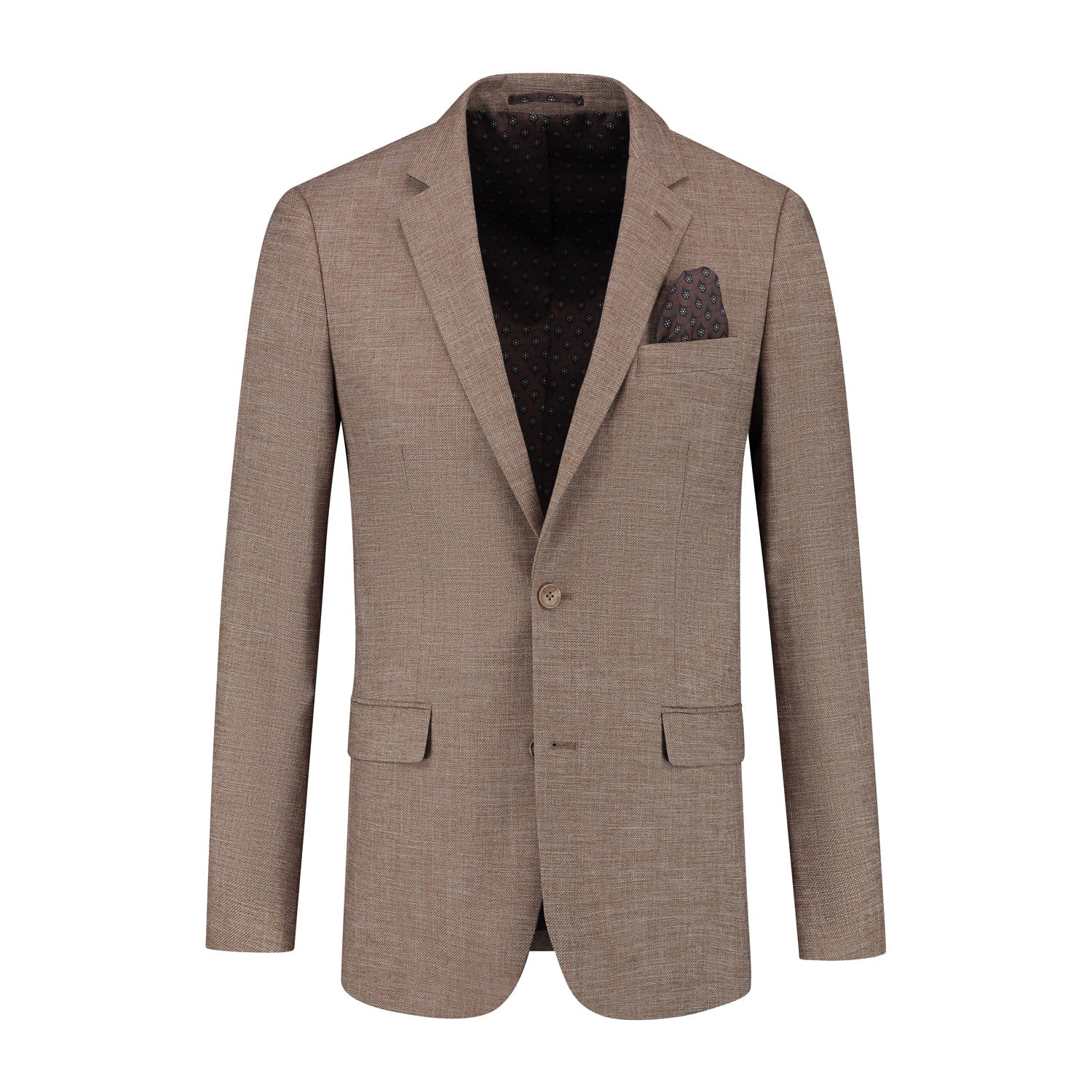 Colbert linnenlook bruin - Gents