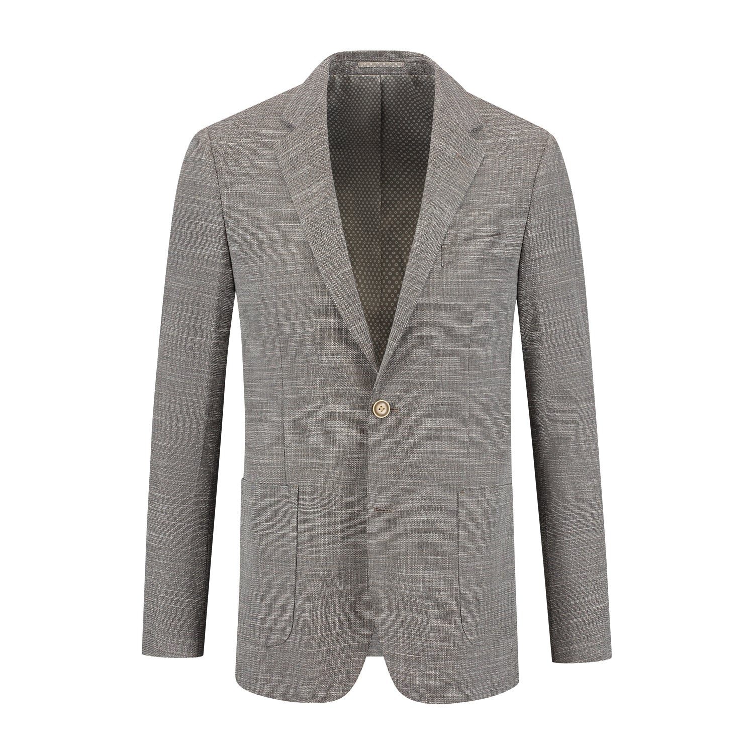 Colbert linnenstructuur bruin - Gents