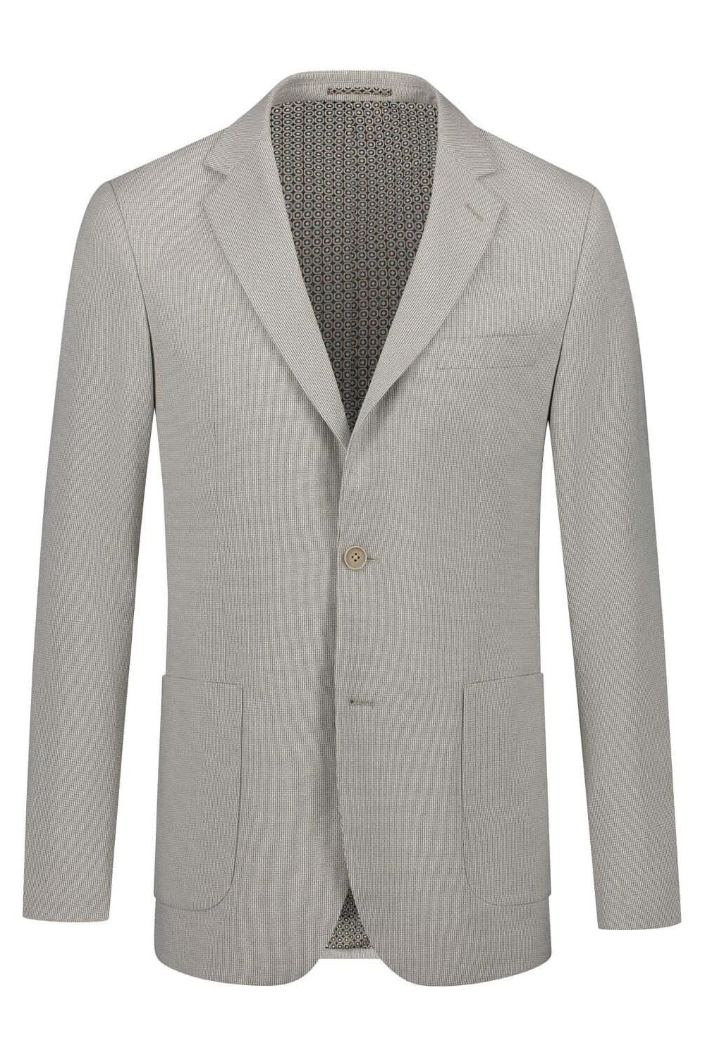 Colbert pied - de - poule graan grijs - Gents