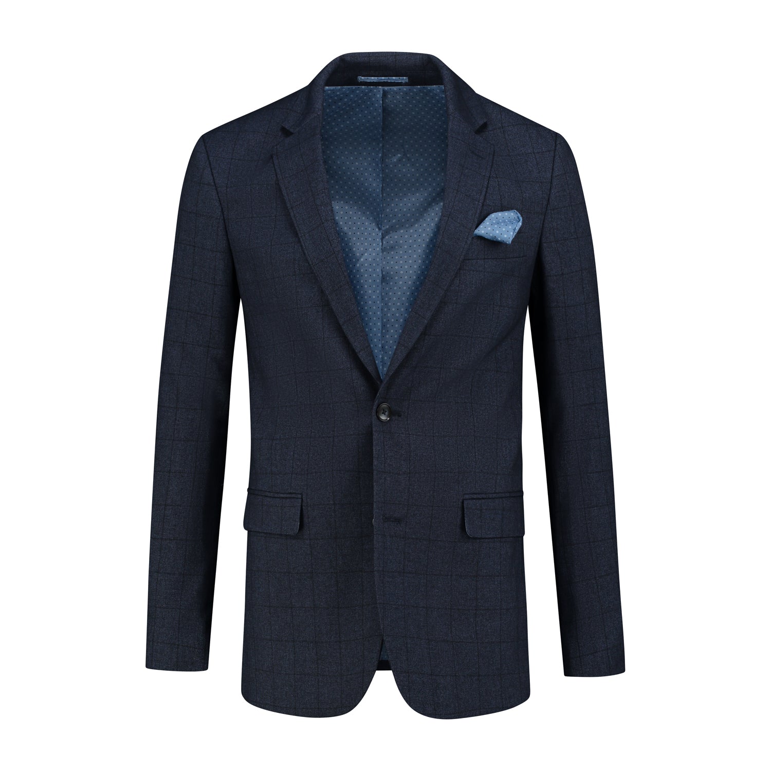 Colbert ruit blauw - Gents