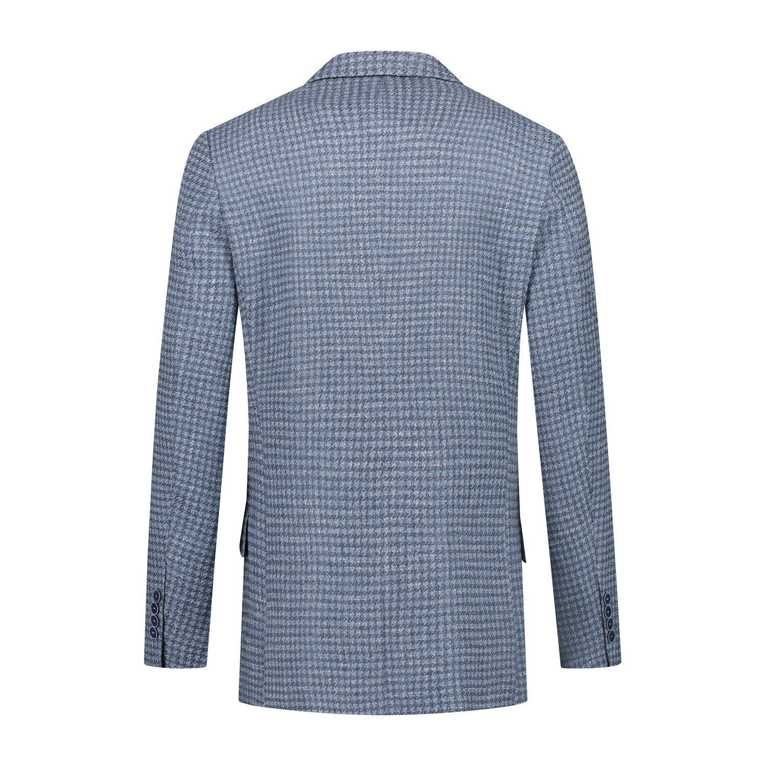 Colbert ruitstructuur blauw - Gents