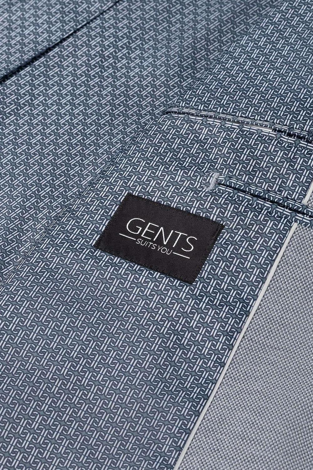 Colbert stretch blauwgrijs - Gents