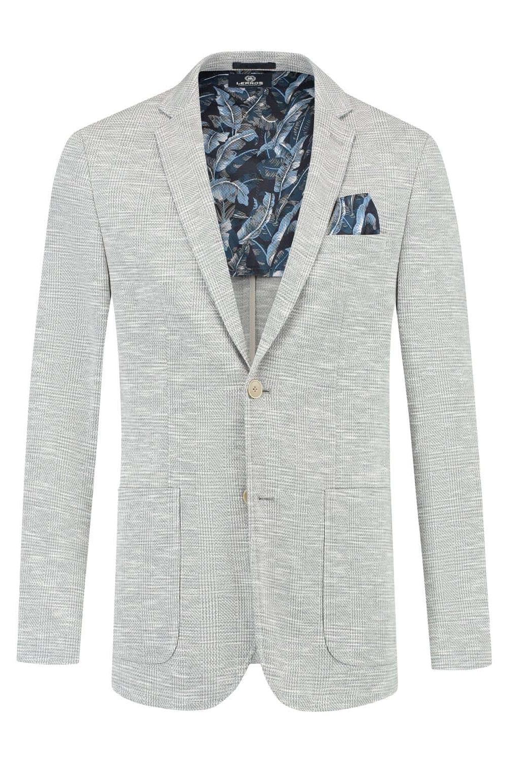 Colbert stretch ruit lichtgrijs - Gents