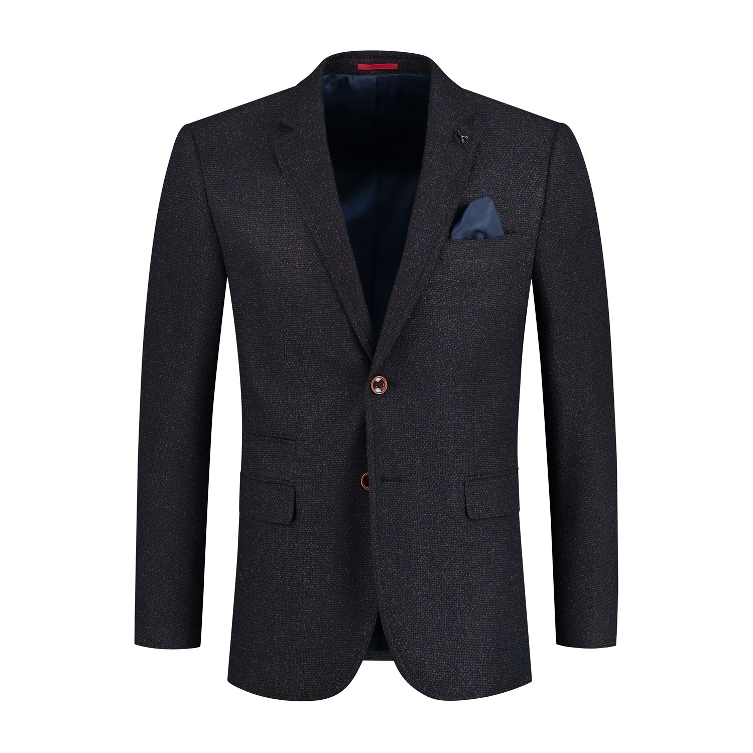 Colbert structuur koperblauw - Gents