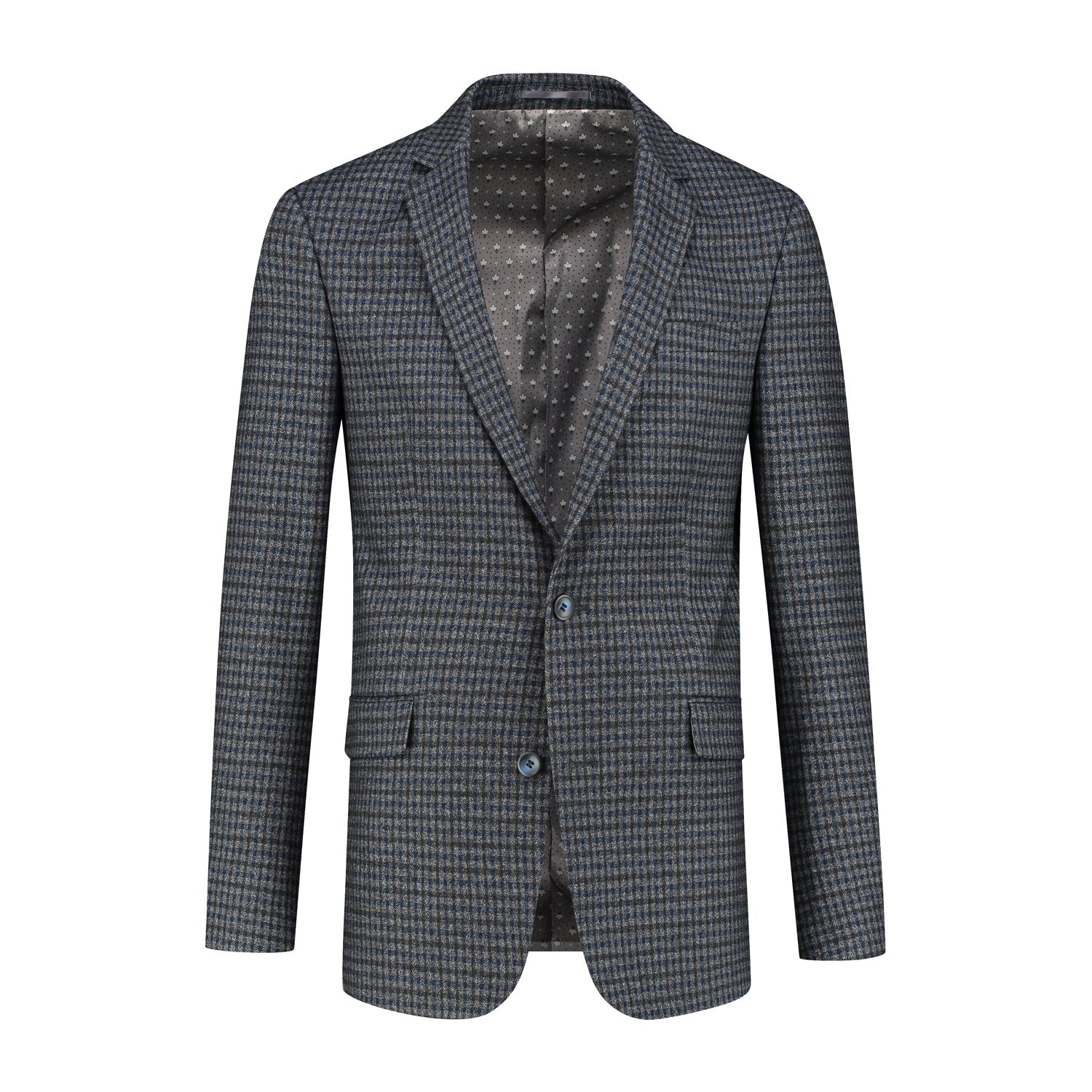 Colbert tweedlook ruit grijs - Gents