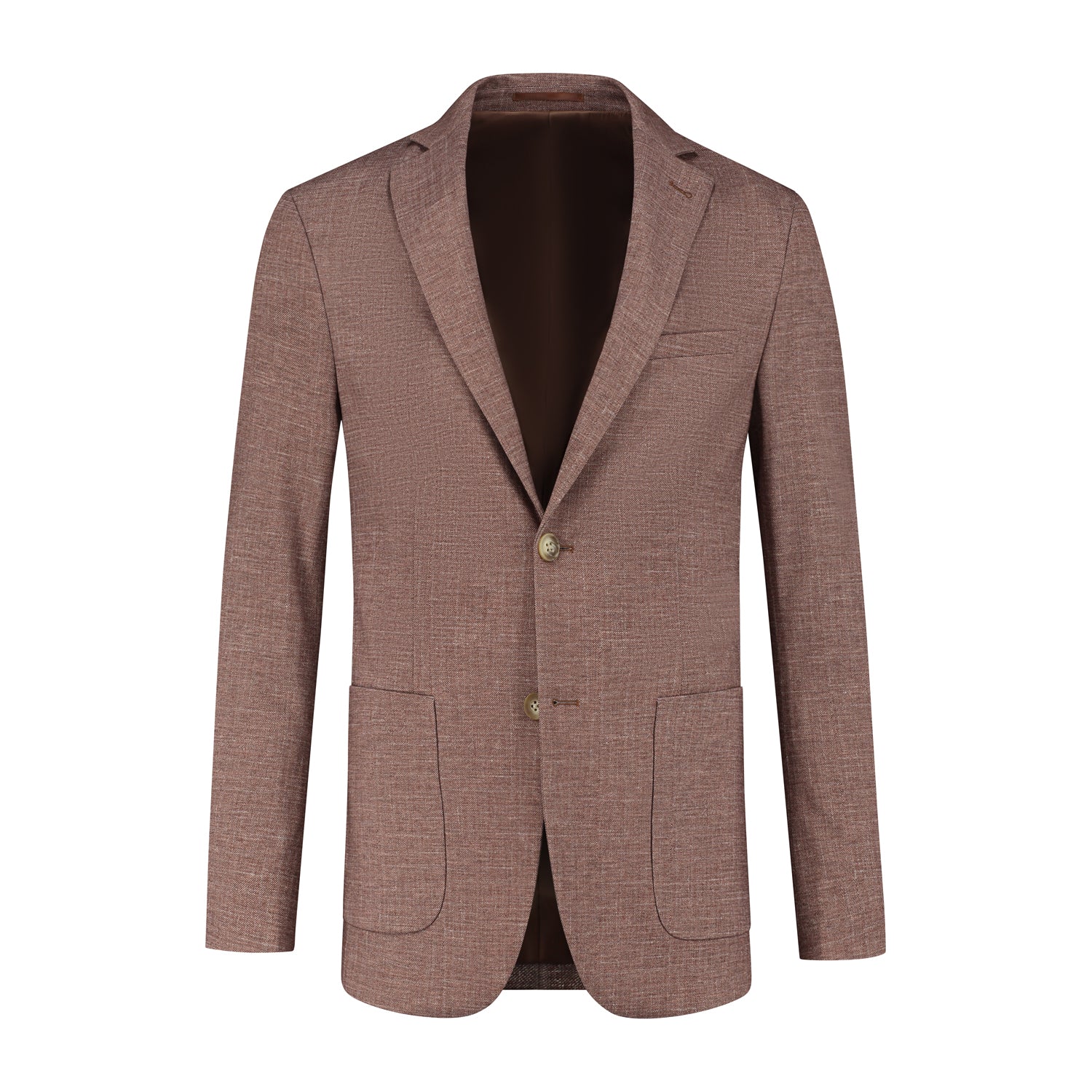 Colbert uni melange roodbruin - Gents