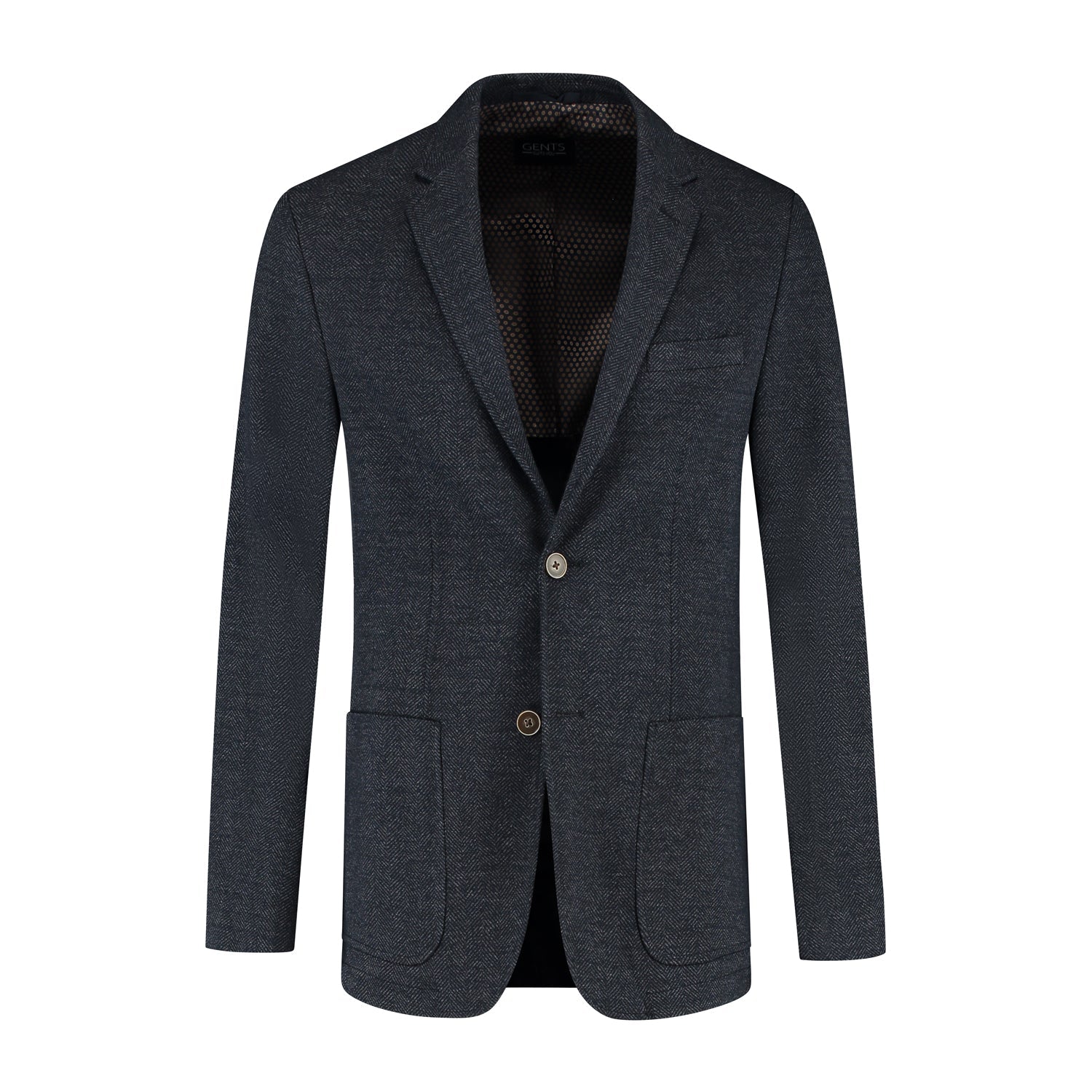 Colbert visgraat blauw - Gents