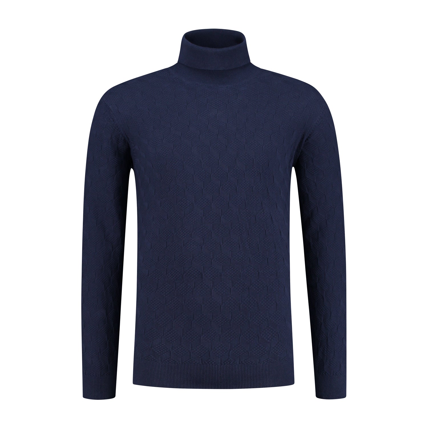 Coltrui jacquard blauw - Gents