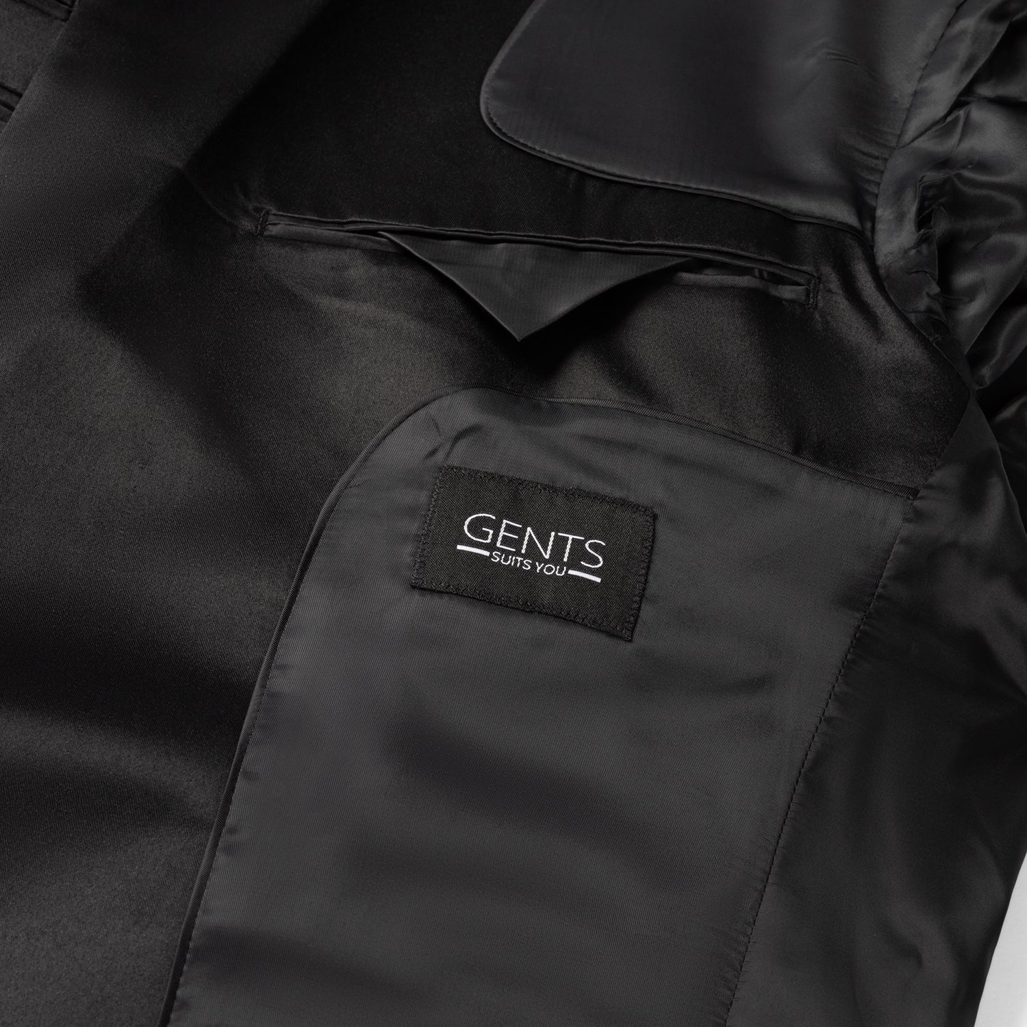 Dinnerjacket paisley velvet zwart - Gents