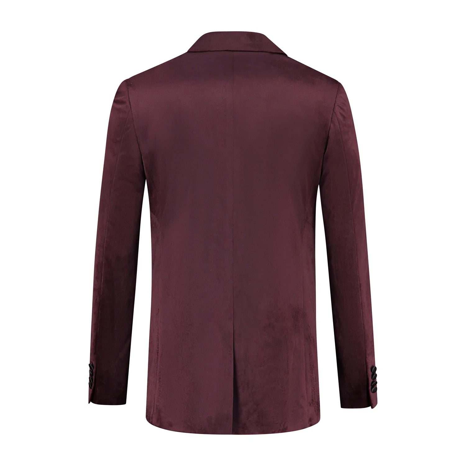 Dinnerjacket velvet donkerrood - Gents