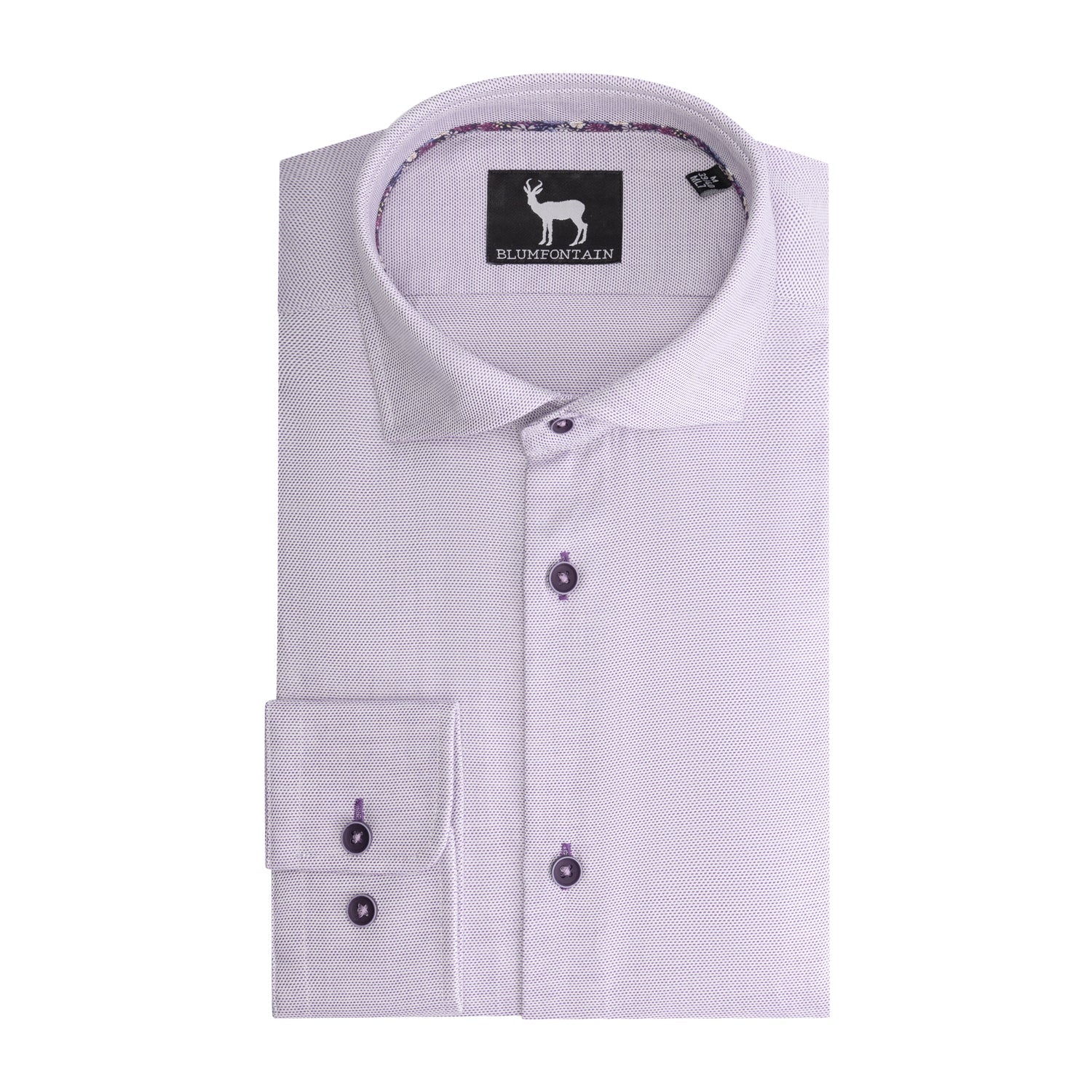 Dobby paars ML7 - Gents