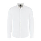 Dubbele manchet bamboe ecru - Gents