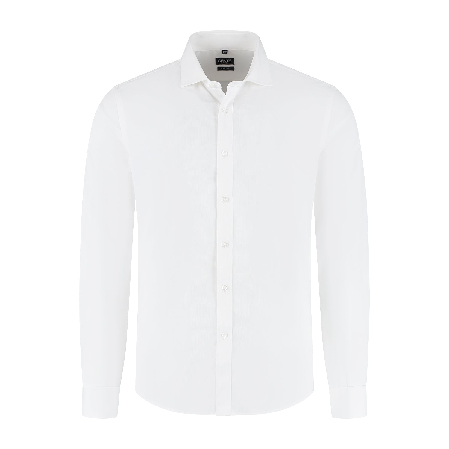 Dubbele manchet bamboe ecru - Gents