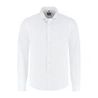 Dubbele manchet bamboe wit - Gents