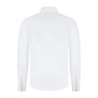 Dubbele manchet bamboe wit - Gents