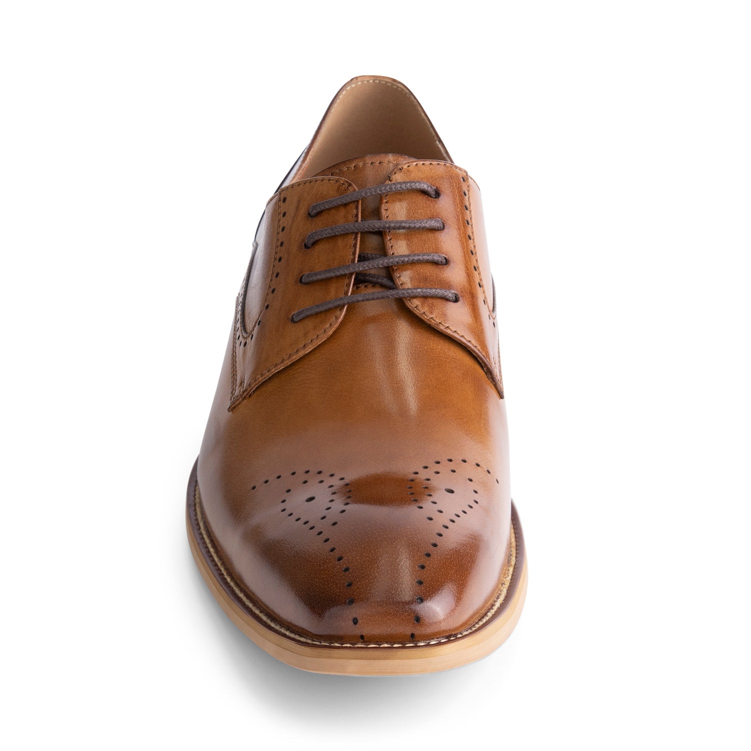 Gaatjespatroon cognac - Gents