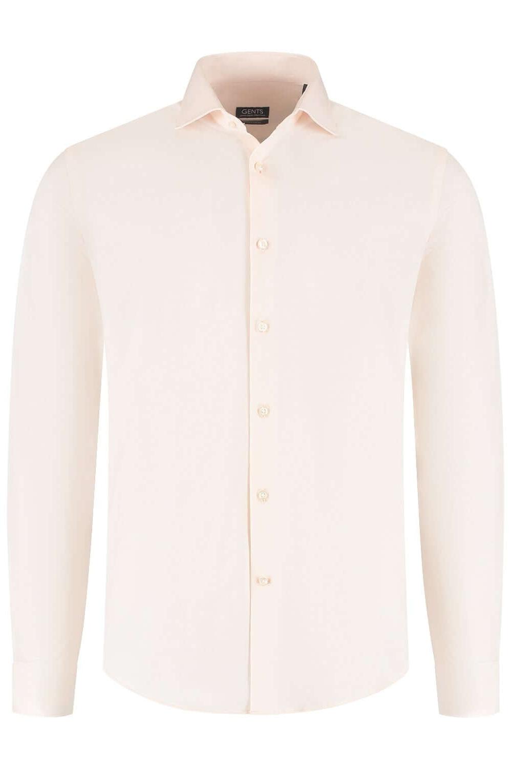 GENTS knit pique lichtroze