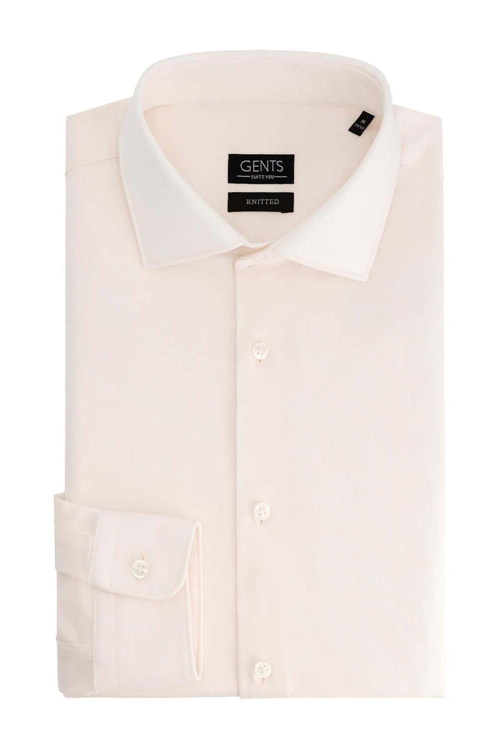 GENTS knit pique lichtroze