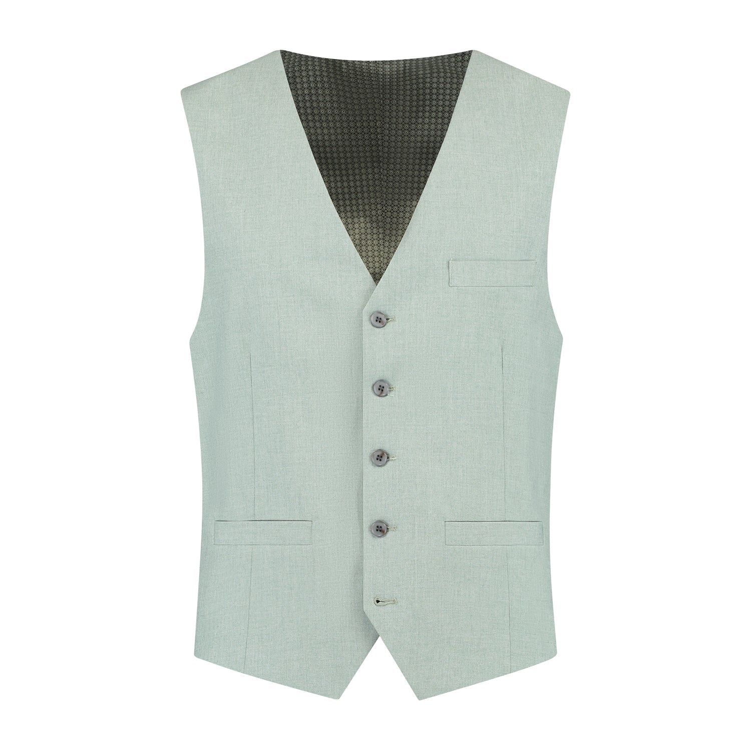 Gilet dusty groen - Gents