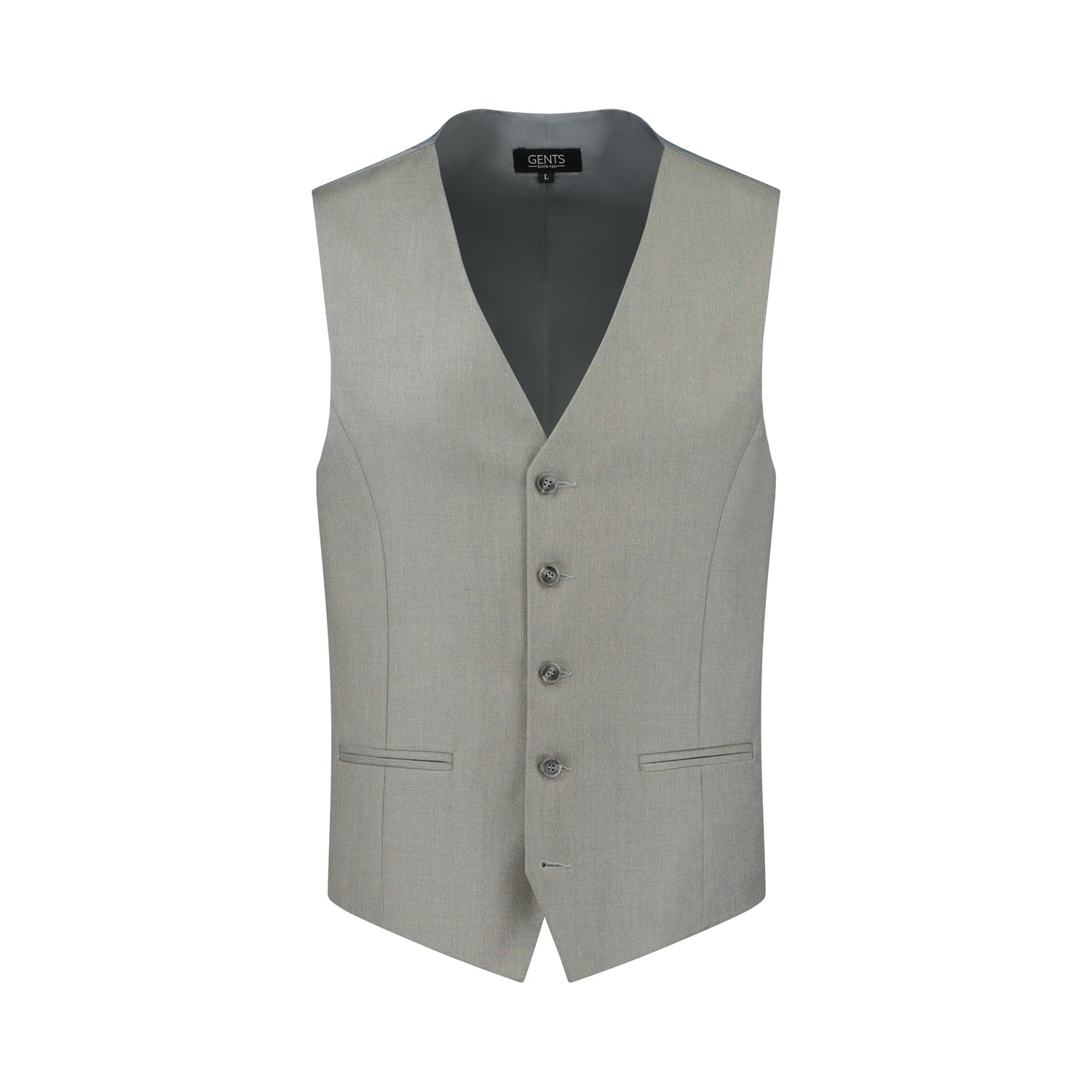 Gilet kiezelgrijs - Gents