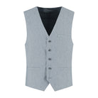 Gilet linnenblend mistgroen - Gents