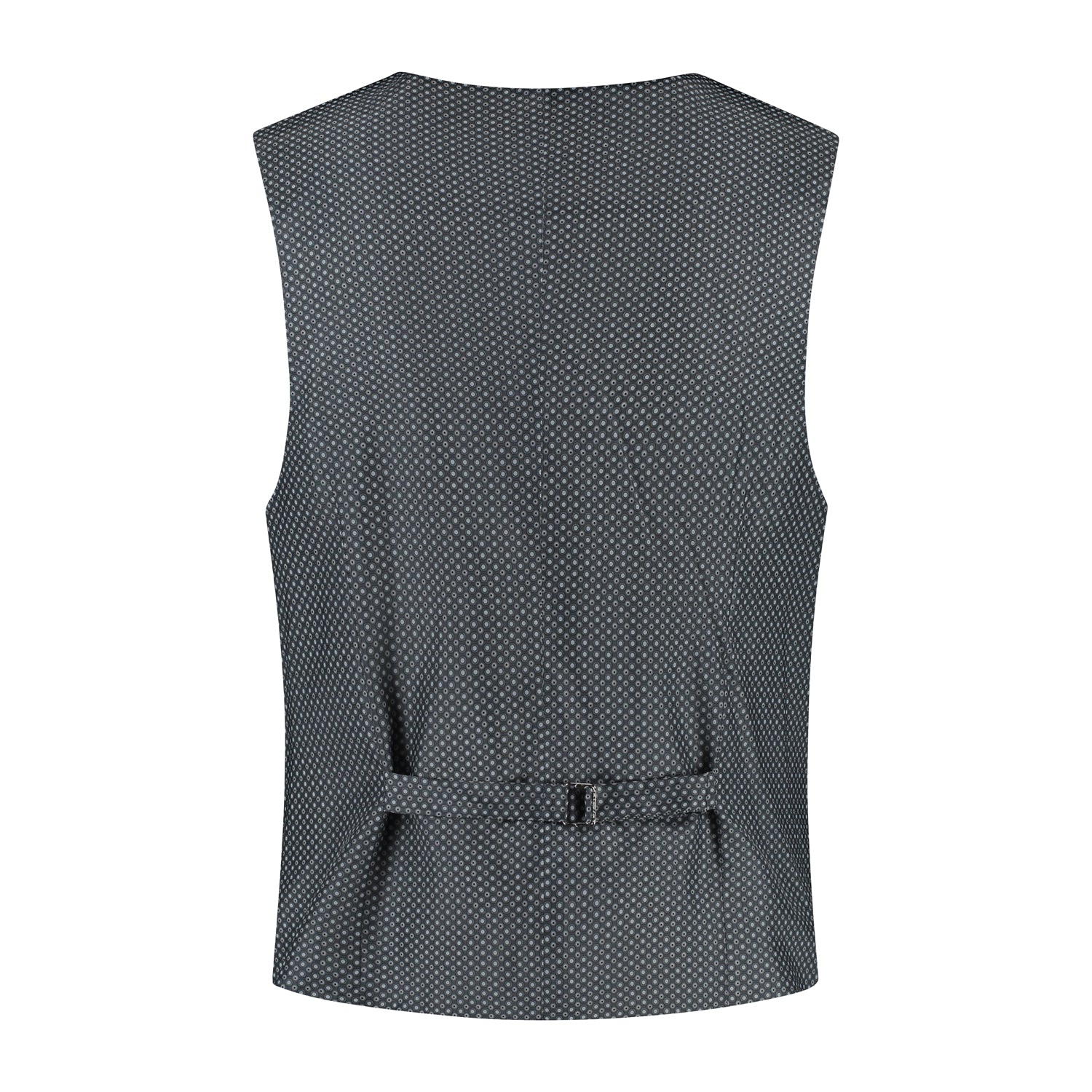 Gilet linnenblend zilvergrijs - Gents