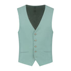 Gilet linnenlook lichtgroen - Gents