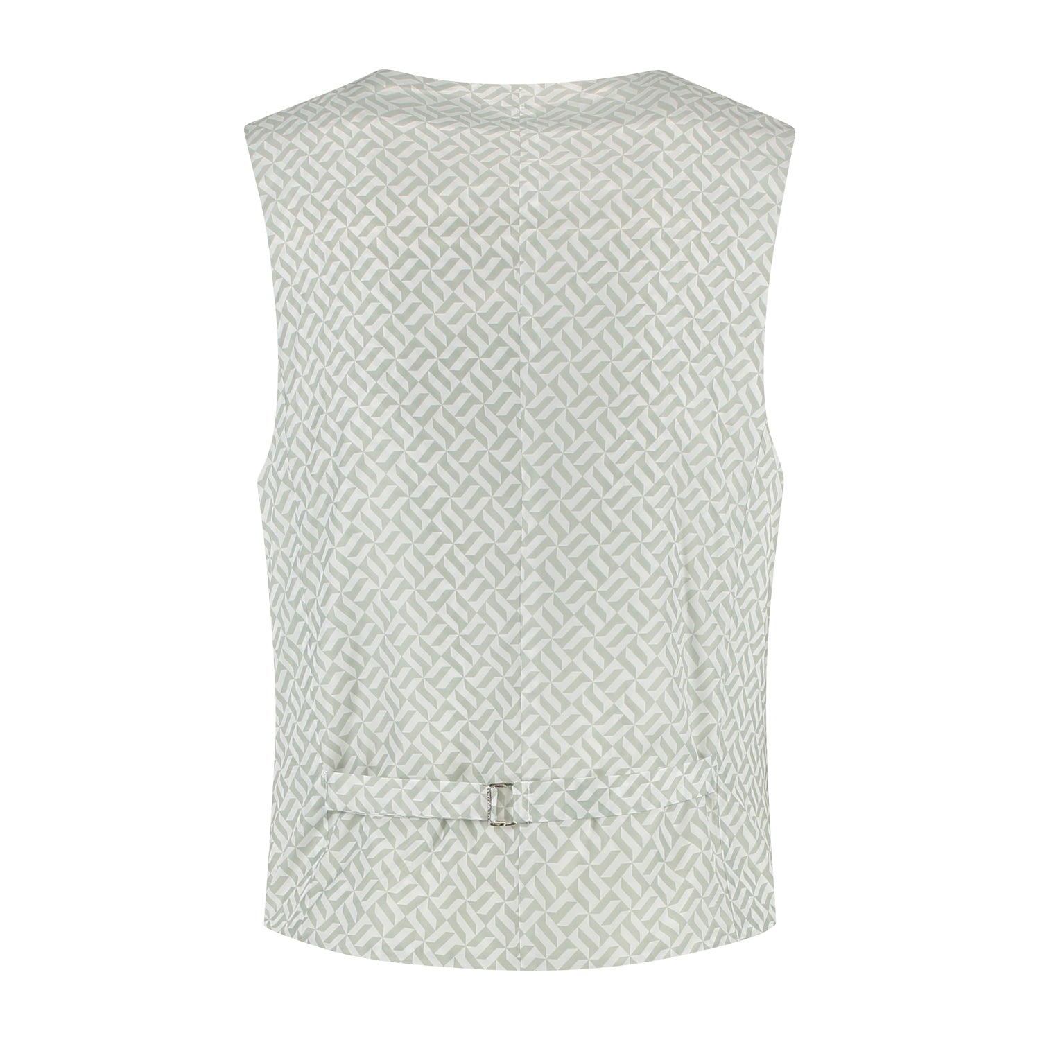 Gilet linnenlook saliegroen - Gents