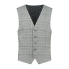 Gilet ruit lichtgrijs - Gents