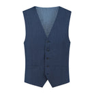 Gilet structuur royalblue - Gents