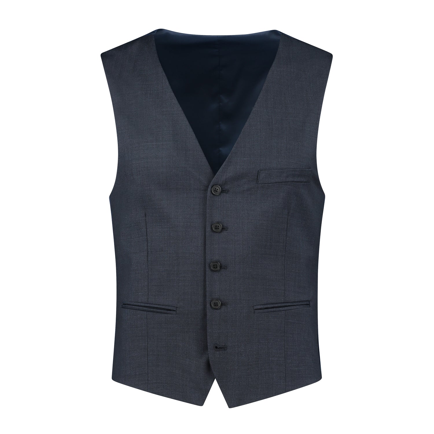 Gilet Wol blauw MixMatch - Gents