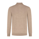 Halfzip merinoblend muskat - Gents